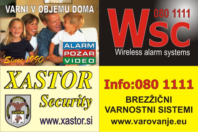 | varnostna služba, varovanje, videonadzor, alarm, intervencija